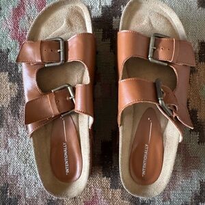INTENTIONALLY BLANK COOPER-2 leather platform sandal size EU41
